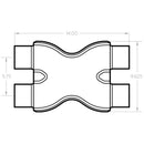 MagnaFlow Smooth Trans X 3/3 X 14 SS
