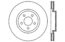 StopTech 05-09 Chrysler 300 (5.7L V8 exc SRT-8) Front Right Slotted & Drilled Rotor
