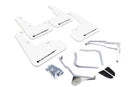 Rally Armor 15-21 Subaru WRX/STI (Sedan ONLY) White UR Mud Flap w/ Black Logo