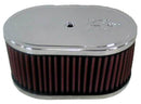 K&N Custom Oval Race Filter L=7inch W=4inch H=3.25inch