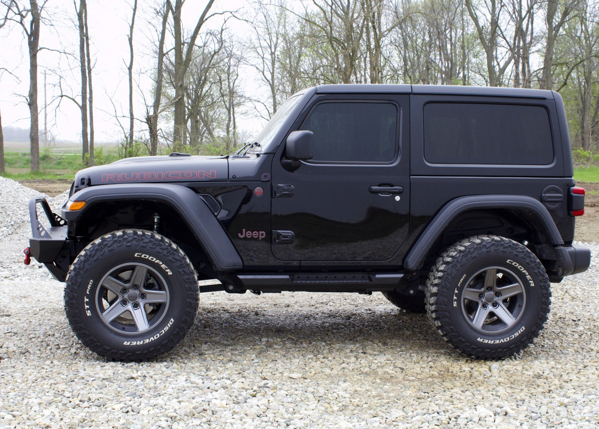 2018+ JL Destroyer Series 2-Door Rock Sliders by LOD Offroad