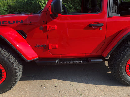 2018+ JL Destroyer Series 2-Door Rock Sliders by LOD Offroad